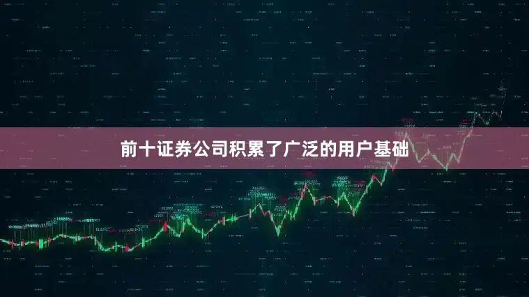 前十证券公司积累了广泛的用户基础