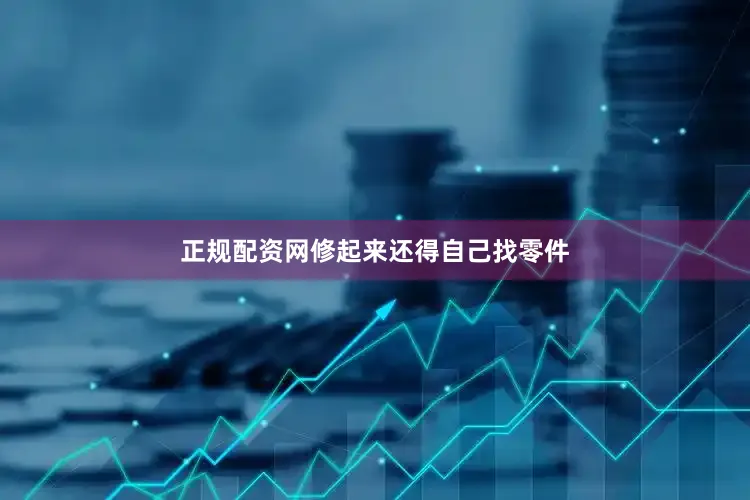 正规配资网修起来还得自己找零件